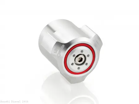 Rizoma Hand Wheel Shock Adjuster Silver For Ducati Diavel 10-20 1