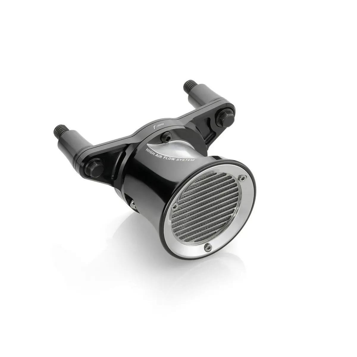 Rizoma Air Intake Velocity Stack Silver/Black For Harley-Davidson Sportster 04-21 1