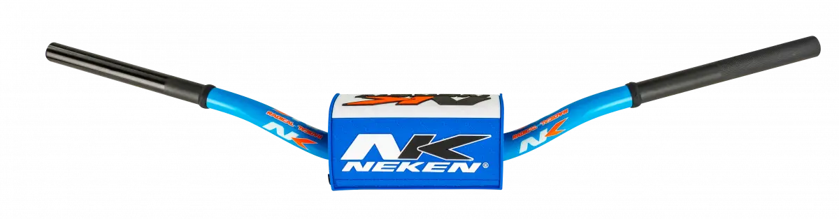 Neken Radical Design Handlebar 85Cc High (Conical Design/Length 754Mm/Height 139Mm/Sweep 72Mm) Light Blue W/Light Blue Pad 1