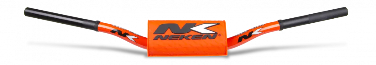 Neken Radical Design Handlebar Cr High (Os Bar/Length 824Mm/Height 126Mm/Sweep 67Mm) Fluro Orange W/Fluro Orange Pad 1