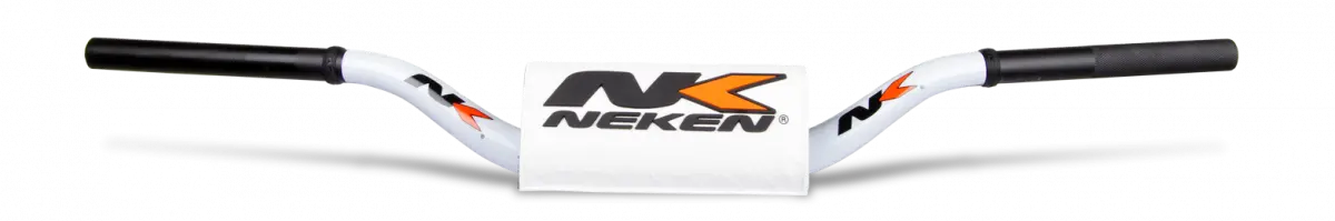 Neken Radical Design Handlebar Cr High (Os Bar/Length 824Mm/Height 126Mm/Sweep 67Mm) White W/White Pad 1