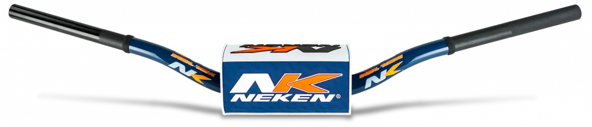 Neken Radical Design Handlebar Yzf (Conical Design/Length 820Mm/Height 118Mm/Sweep 74Mm) Purple W/Purple/White Pad 1