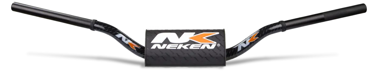 Neken Radical Design Handlebar (Conical Design/Length 815Mm/Height 132Mm/Sweep 73Mm) Black W/Black Pad 1