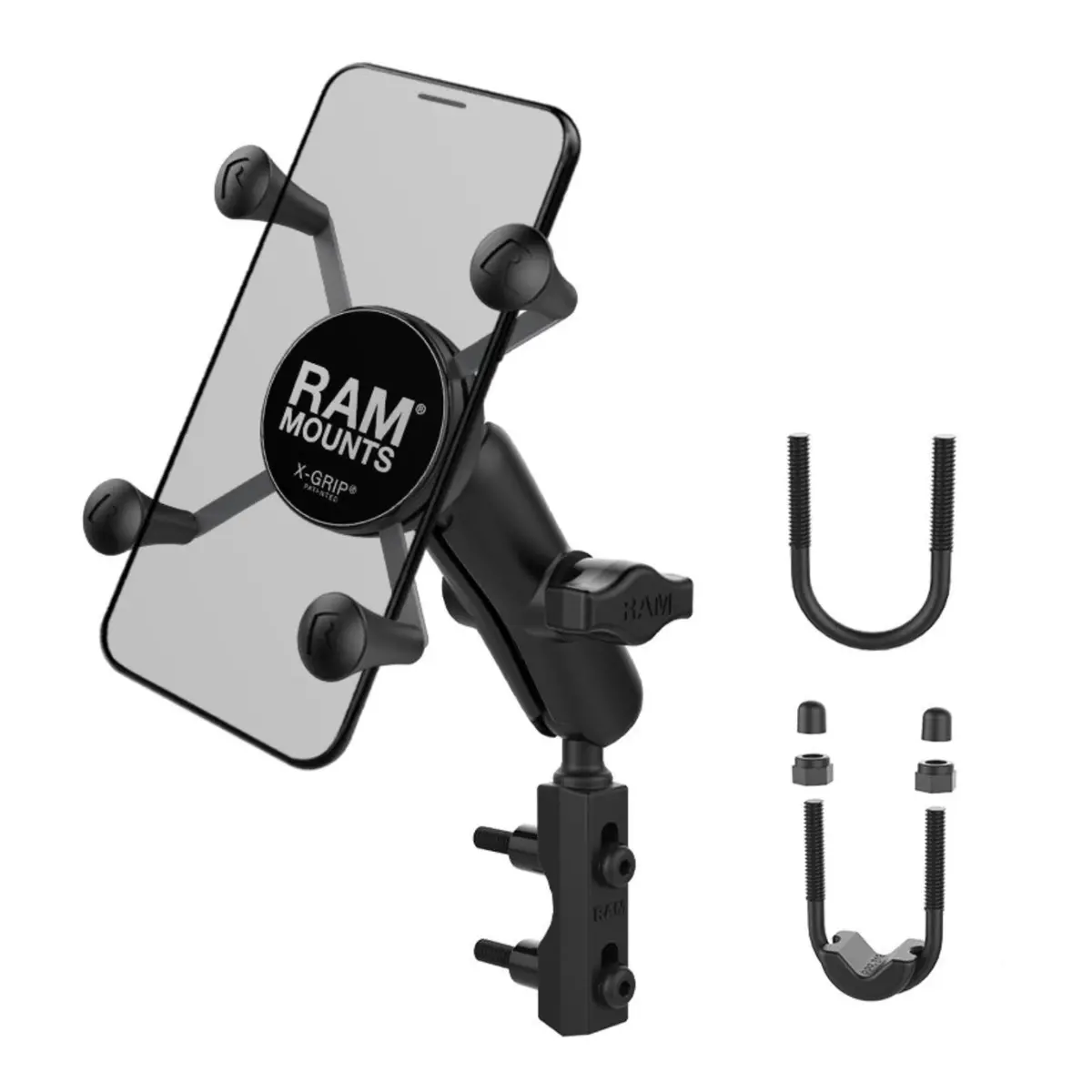 Ram X-Grip Phone Mount With Motorcycle Brake / Clutch Reservoir Base 1