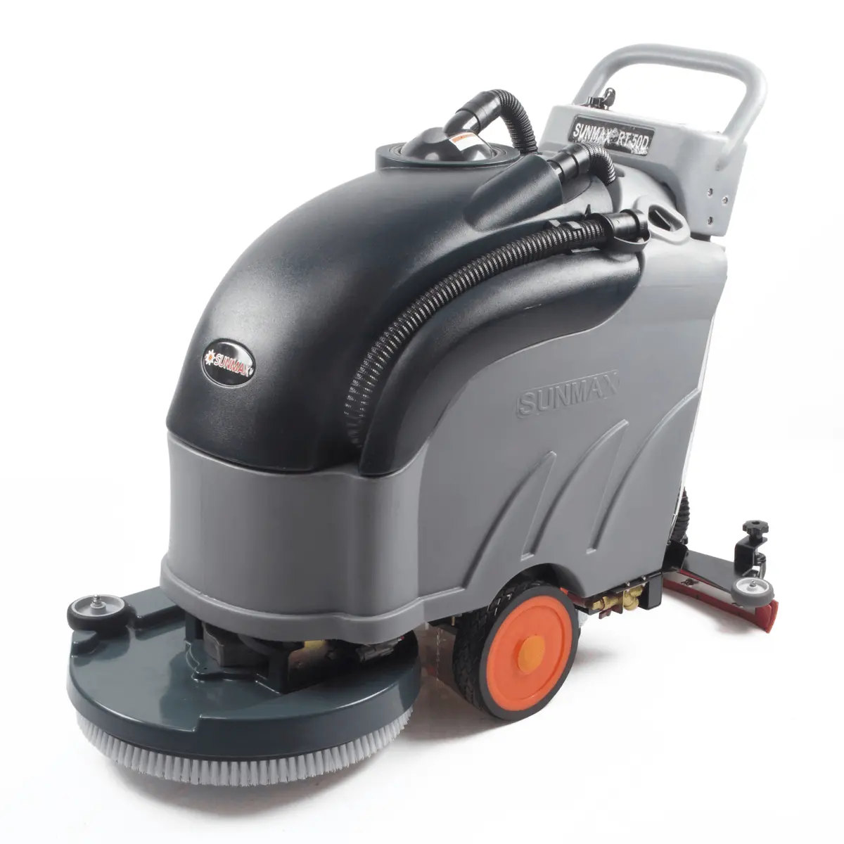 Self-Propelled Floor Scrubber Rt50d– 22" Cleaning Path, Automatic Forward/Reverse Drive With Adjustable Speed, 14.5-Gal Tank, Industrial Grade Cleaning Machine 1