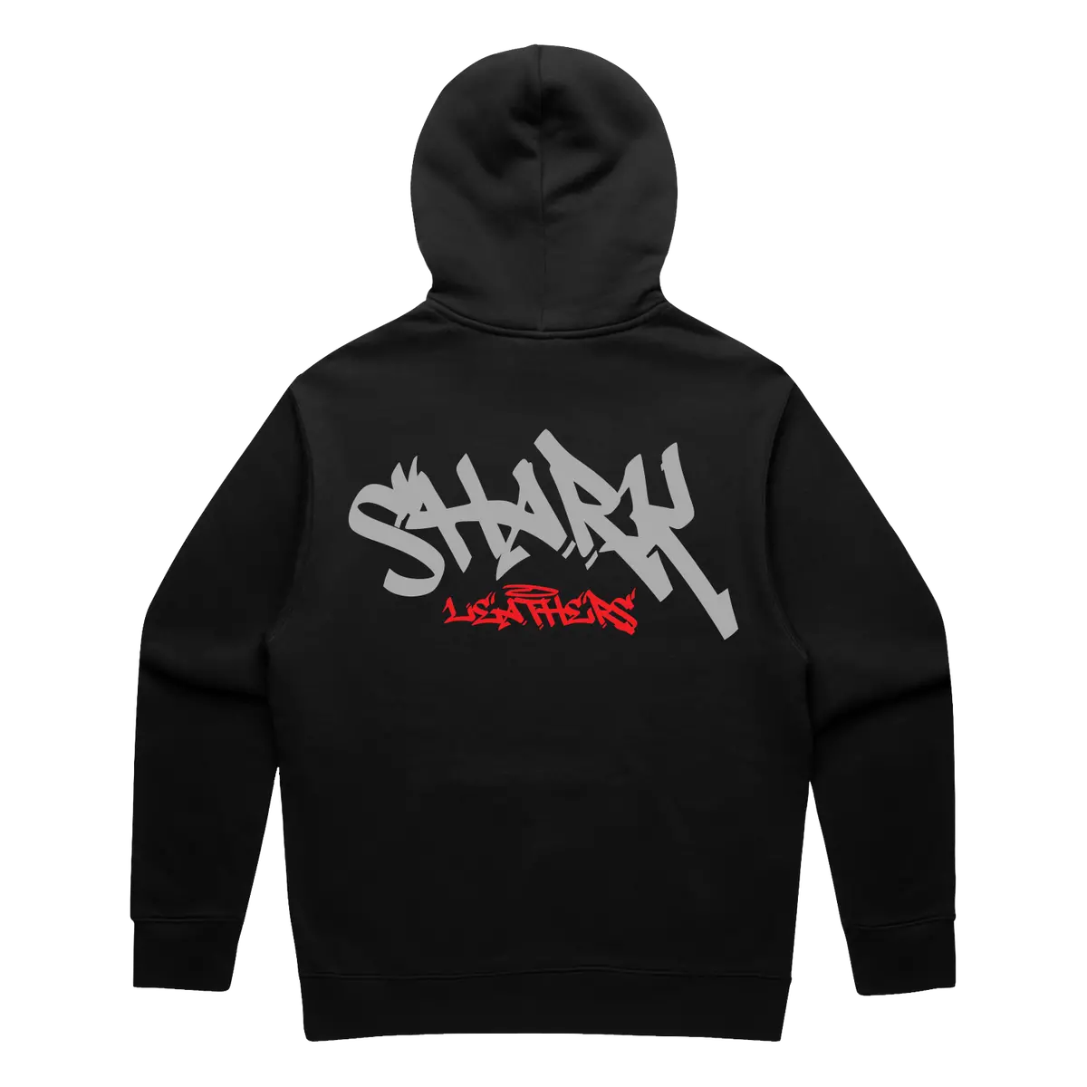 Shark Graff Relaxed Hoodie Black 2