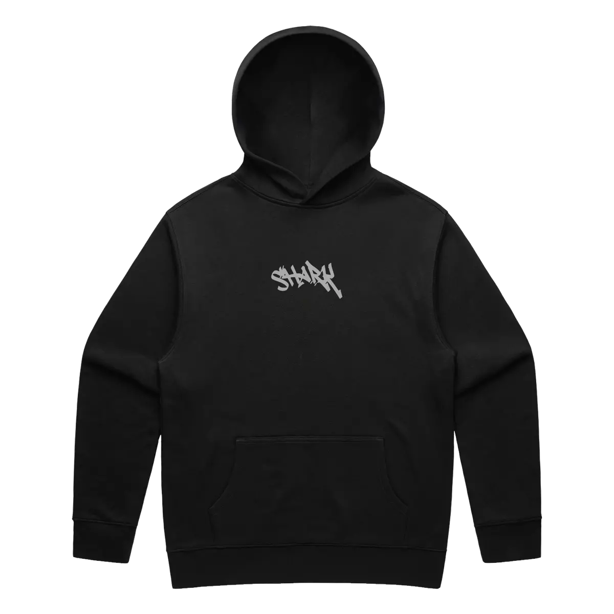 Shark Graff Relaxed Hoodie Black 1