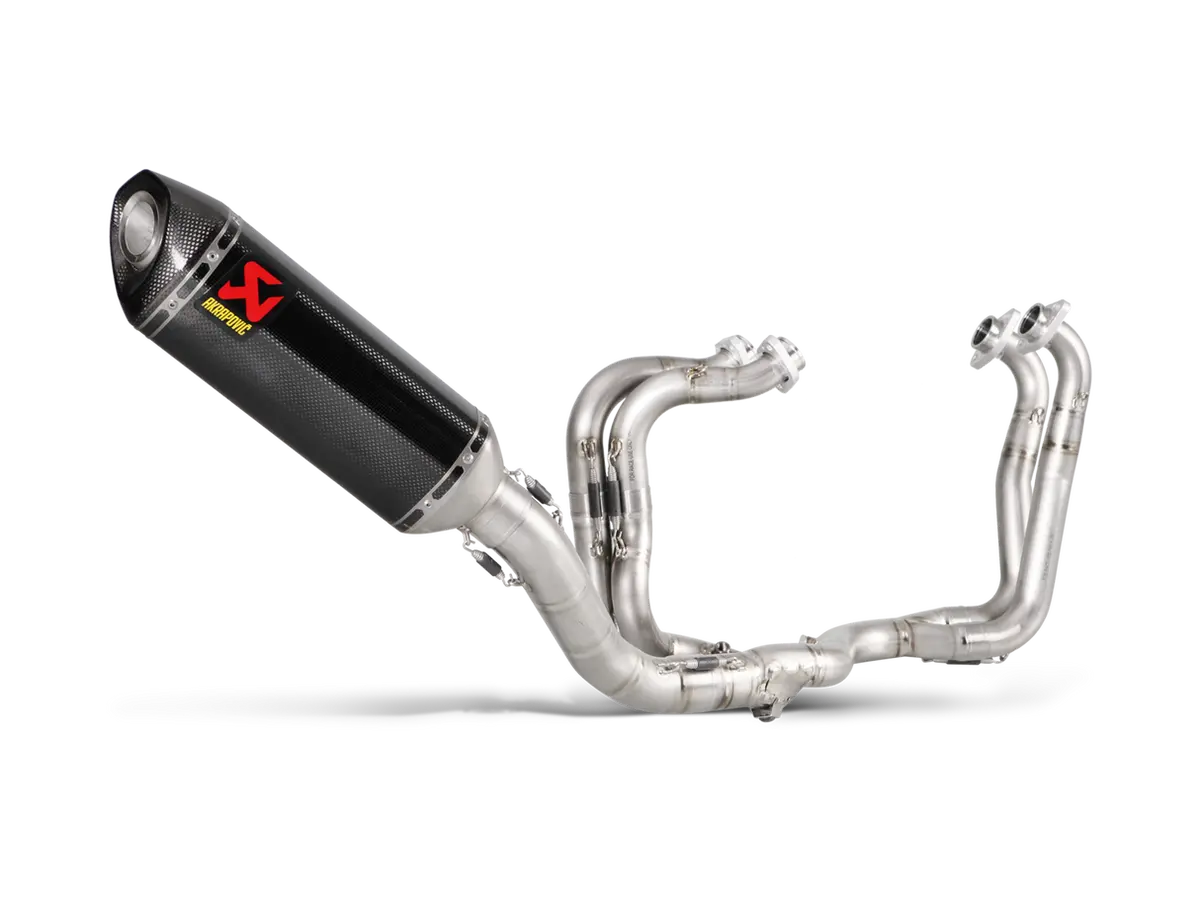 Akrapovic Evolution Line Carbon Exhaust System W/Carbon End Cap For Aprilia Rsv4 15-20 1