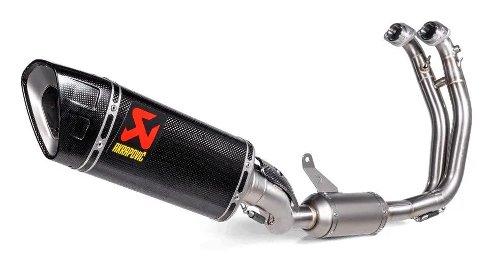 Akrapovic Racing Line Carbon Exhaust System W/Carbon End Cap For Aprilia Rs 660 21-Up 1