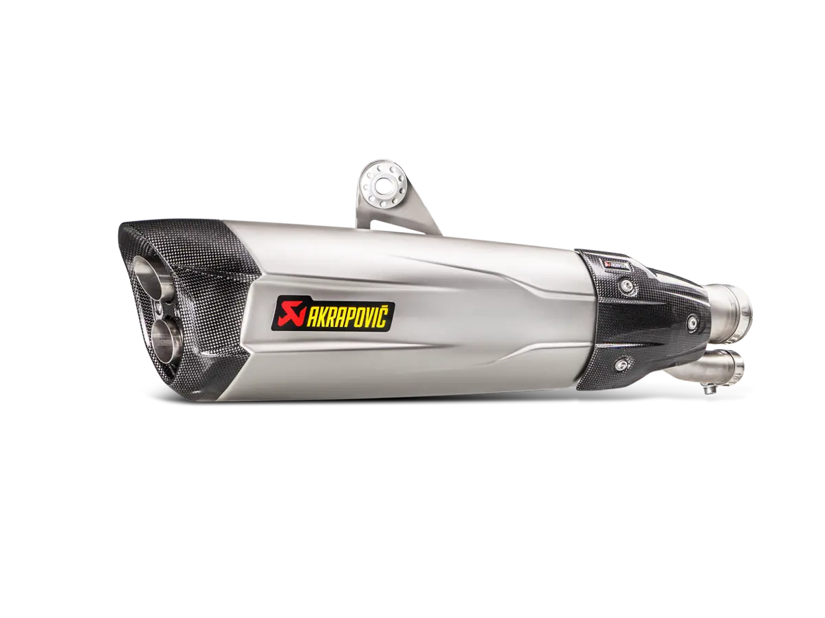 Akrapovic Slip-On Line Titanium Muffler System W/Carbon End Cap For Bmw S 1000 Rr/M 1000 Rr 17-18 1