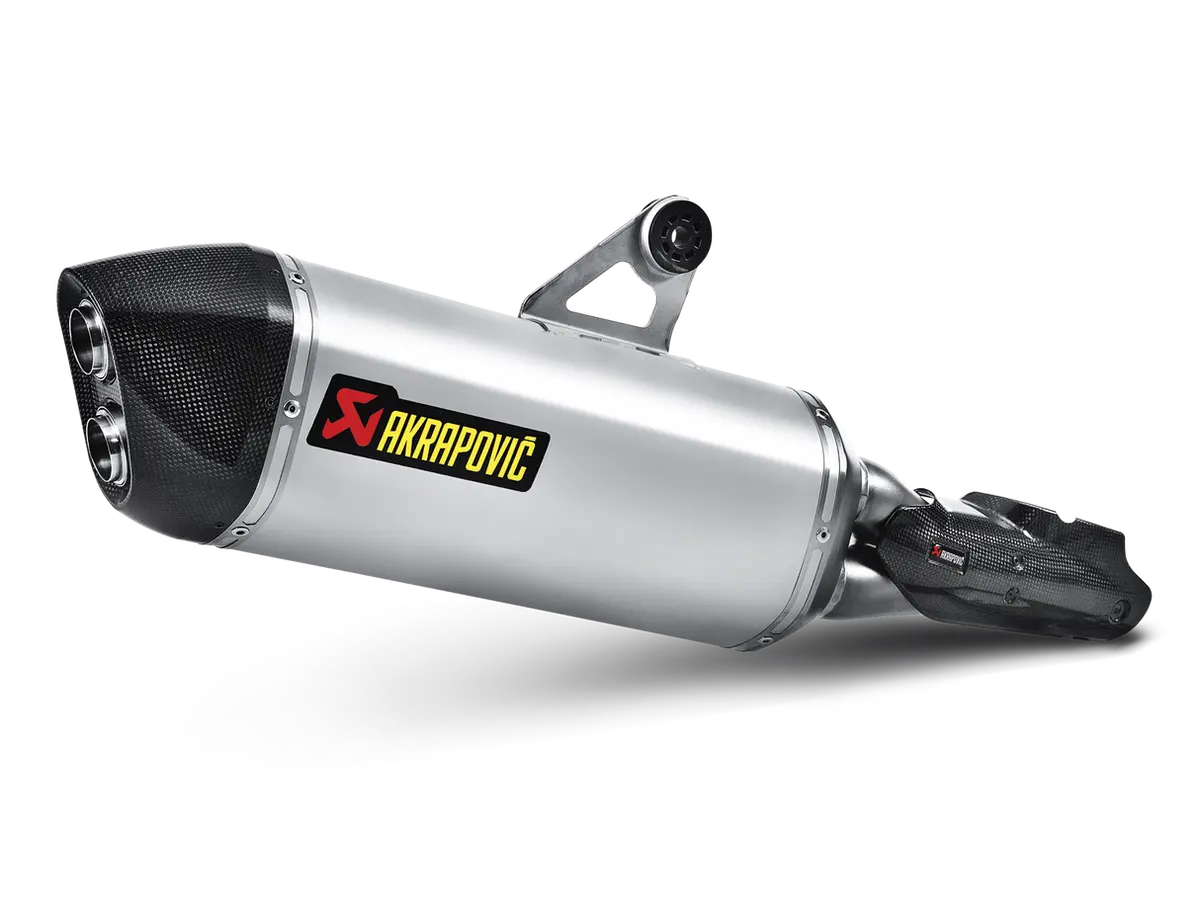 Akrapovic Slip-On Line Titanium Muffler System W/Carbon End Cap For Bmw R 1200 Gs 13-16 1