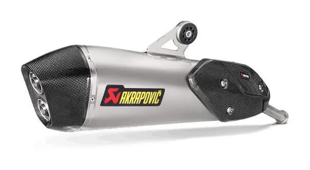 Akrapovic Slip-On Line Titanium Muffler System W/Carbon End Cap For Bmw C650 Gt 16-19 1