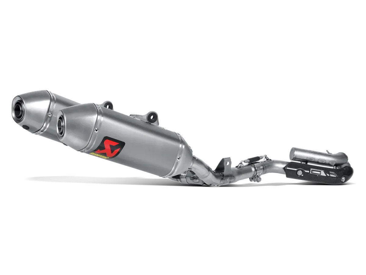 Akrapovic Evolution Line Titanium Exhaust System W/Titanium End Cap For Honda Crf250r/Crf250rx 14-15 1