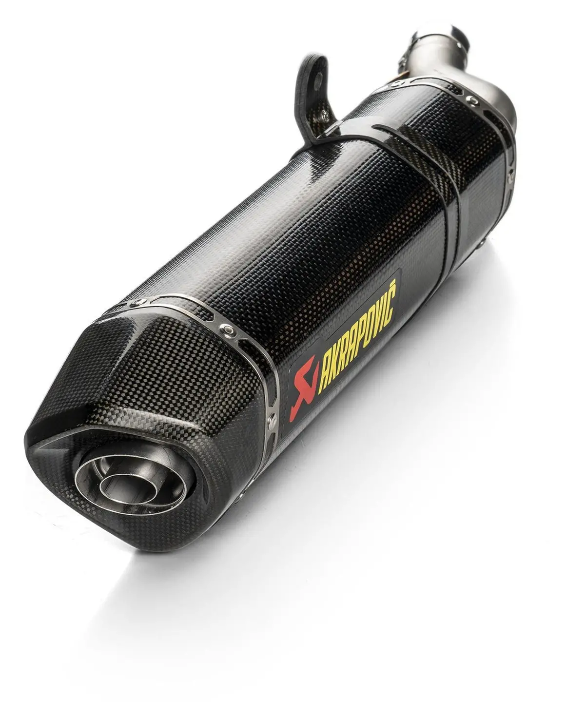 Akrapovic Slip-On Line Carbon Muffler System W/Carbon End Cap For Honda Cb400/Cb500x 16-23 1
