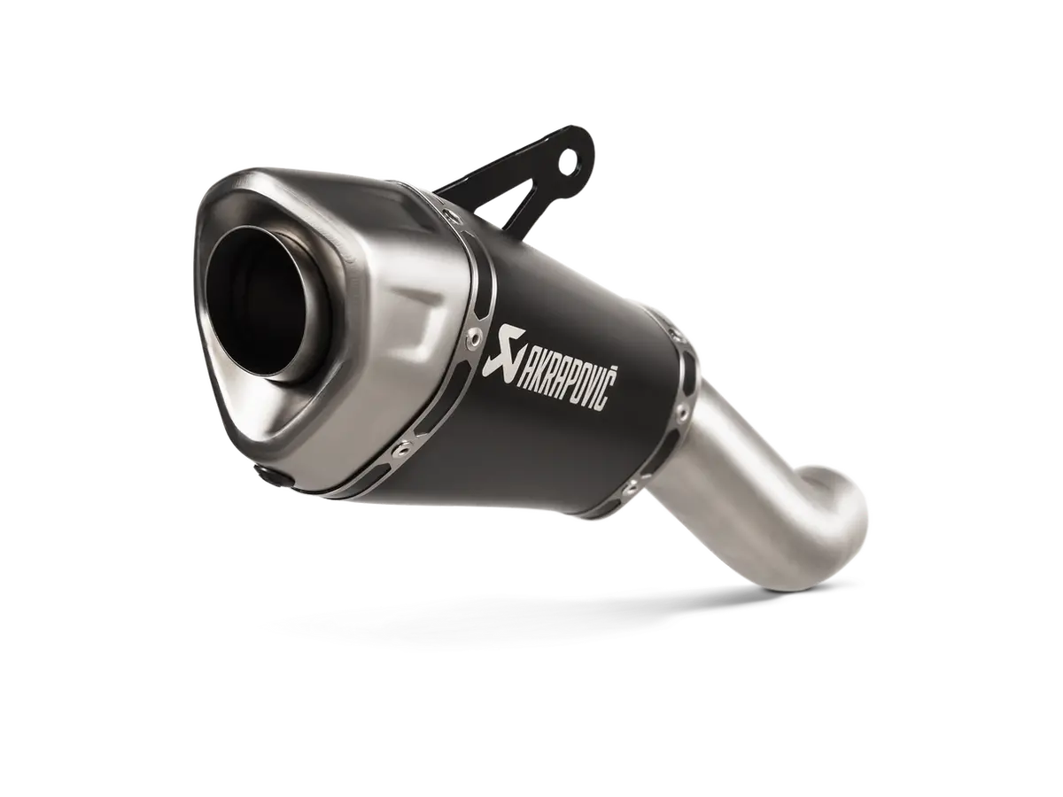 Akrapovic Slip-On Line Black Titanium Muffler System W/Titanium End Cap For Kawasaki Z H2 20-23 1