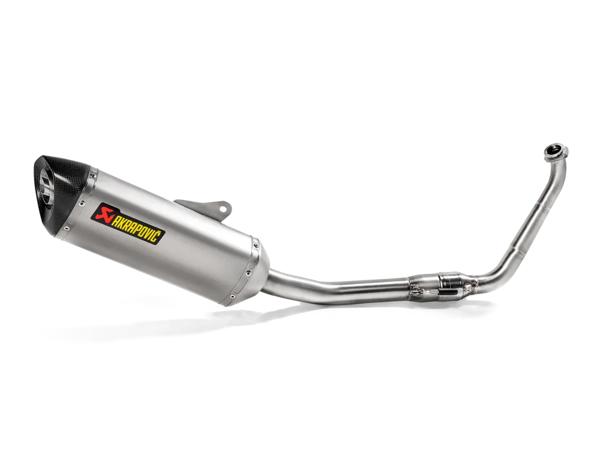 Akrapovic Racing Line Titanium Exhaust System W/Carbon End Cap For Yamaha Yzf-R125 19-20 1