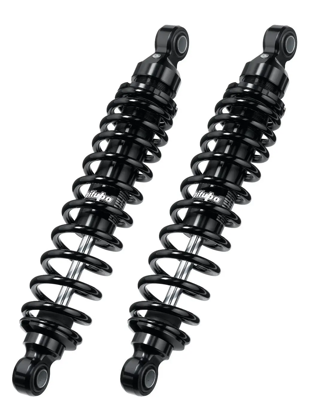 Bitubo Wmb02v2 - Rear Twin Shocks - Black Spring [Adjustable: Preload] 1