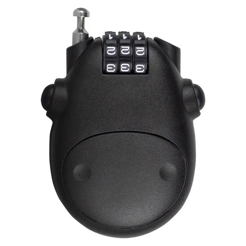 Lok-Up Accessories Combination Cable Lock Black (80Cm X 1.5Mm) #Drg216 1