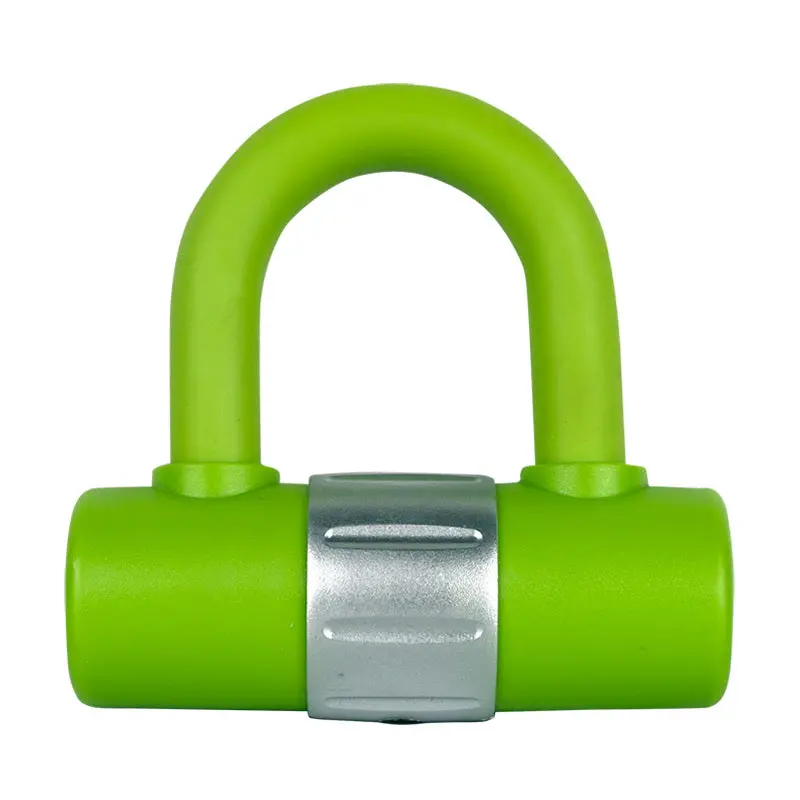 Lok-Up 'U' Lock Padlock / Disc Lock Blk/Fluro #1015 ( Reminder Cable Not Included) 1