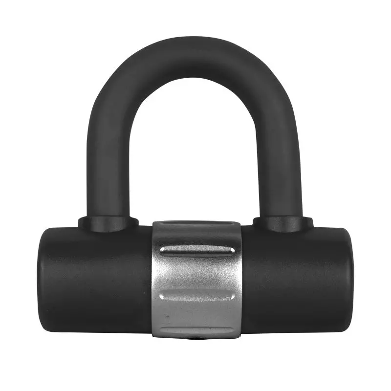 Lok-Up 'U' Lock Padlock / Disc Lock Black/Silver #1015 **(Reminder Cable Not Included)** 1
