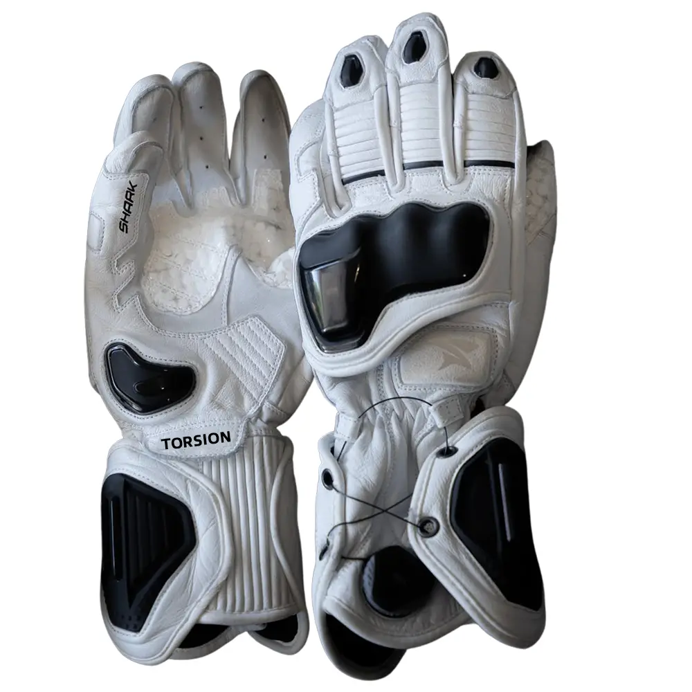 Shark Torsion White Gloves 1