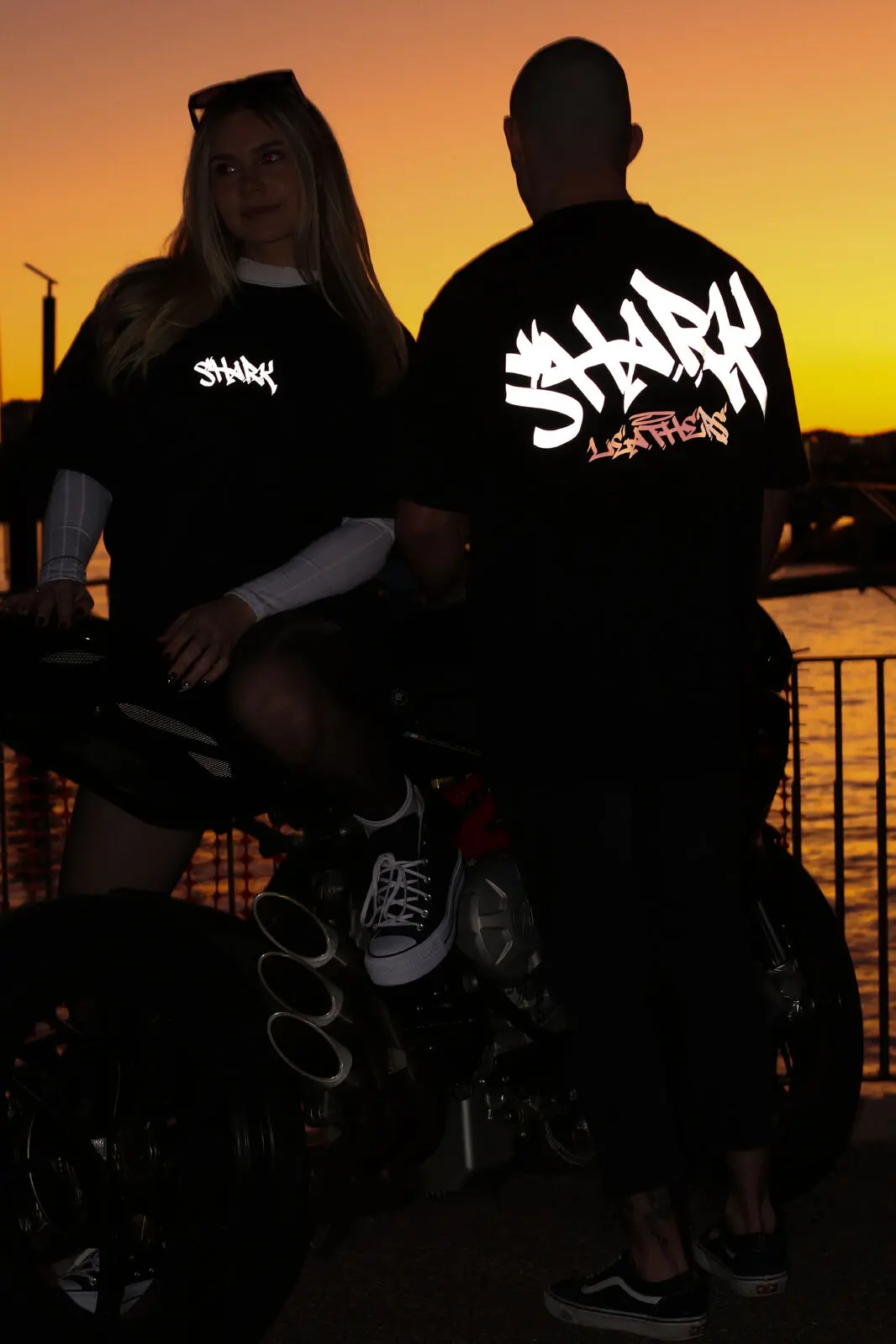 Shark Graff Tee Black 1