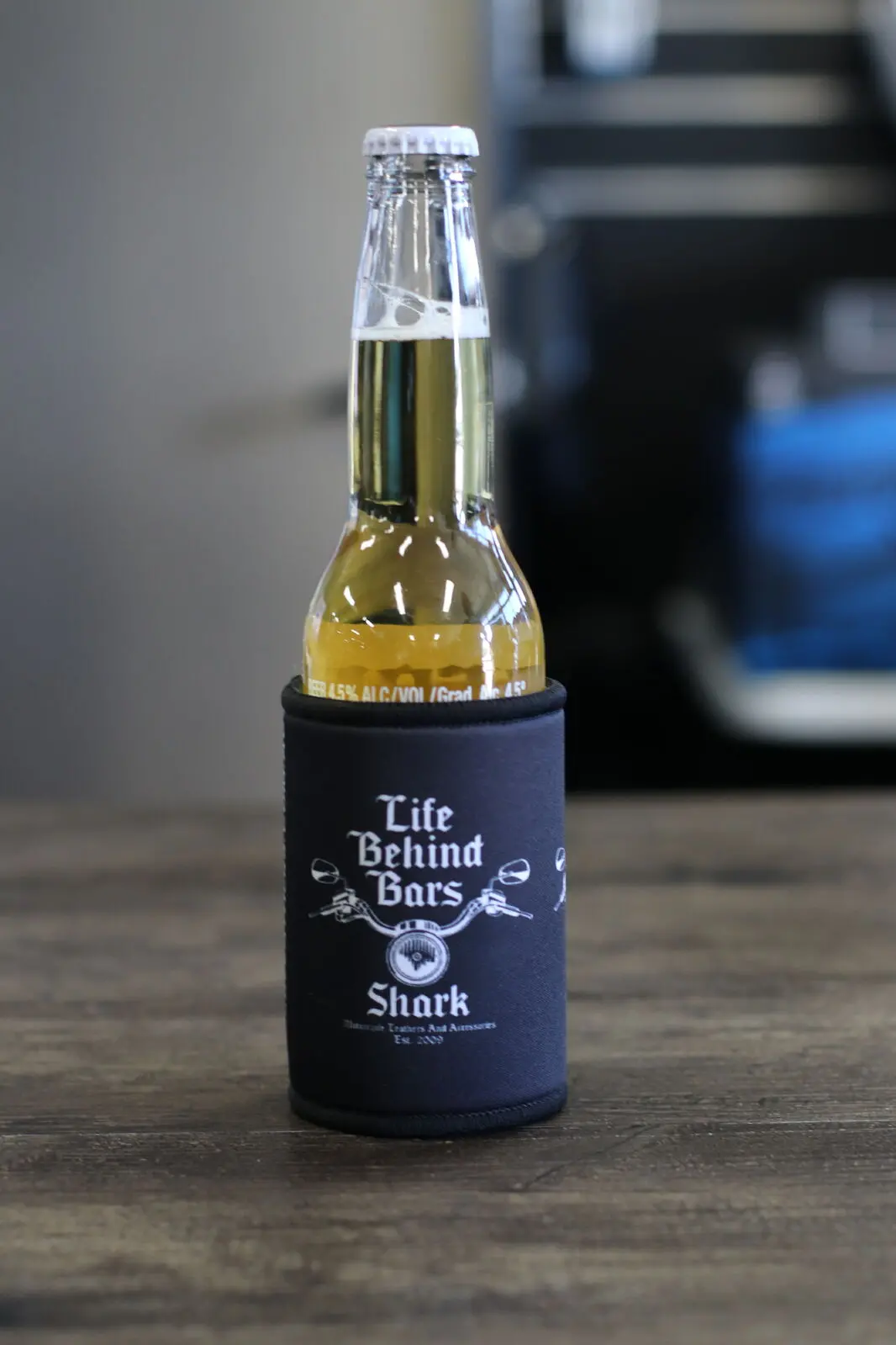 Shark Leathers Magnetic Stubby Holder - Life Behind Bars 1