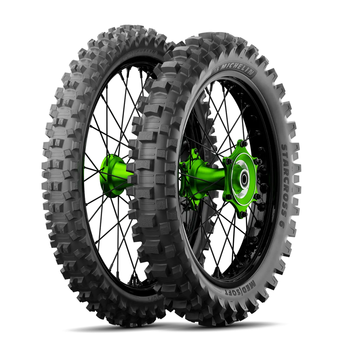 Michelin Starcross 6 Medium/Soft Rear Tyre 110/90-19 62M Tube Type 1