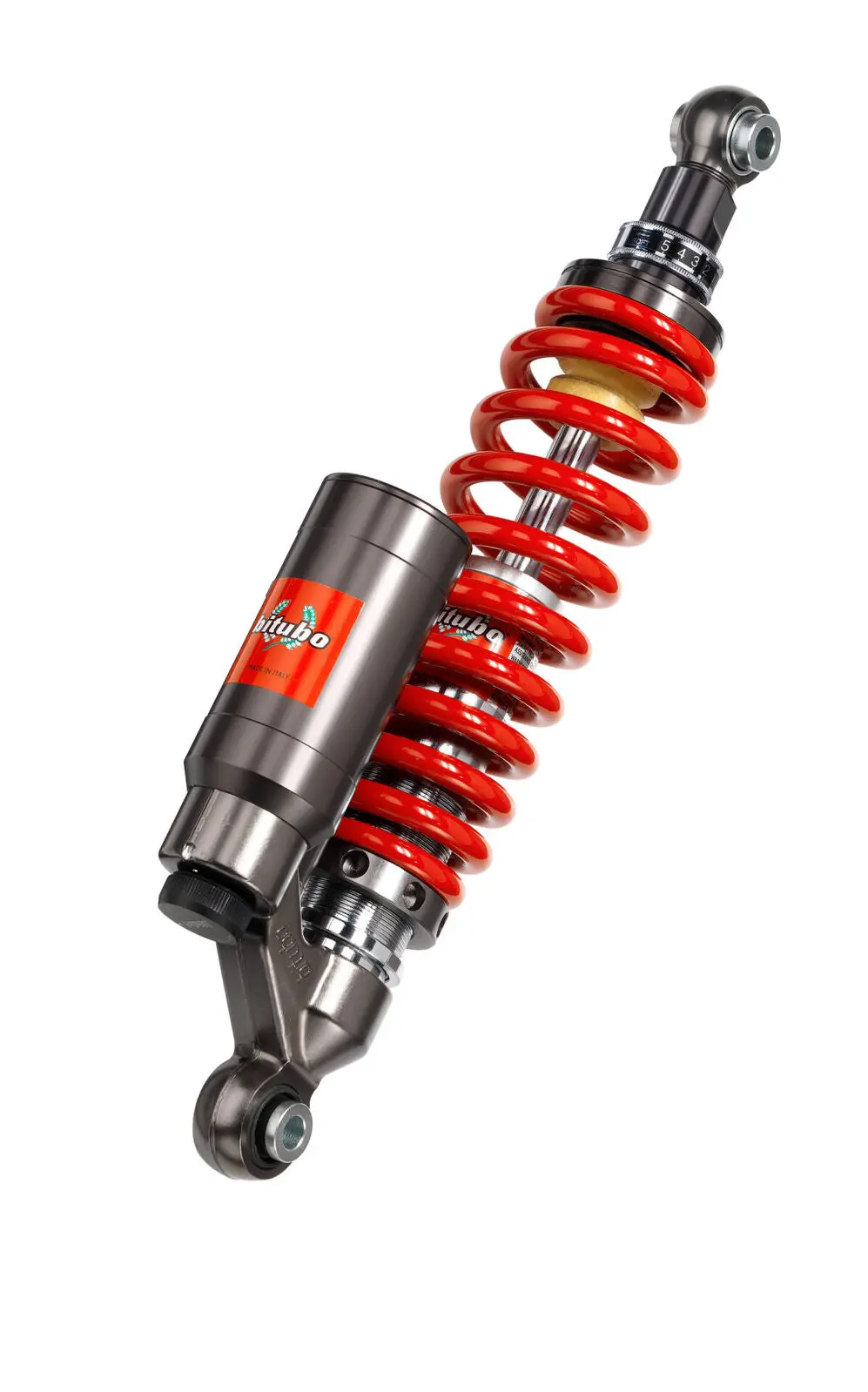 Bitubo Wzt01 - Rear Mono Shock - Red Spring [Adjustable: Preload, Rebound, Compression] 1