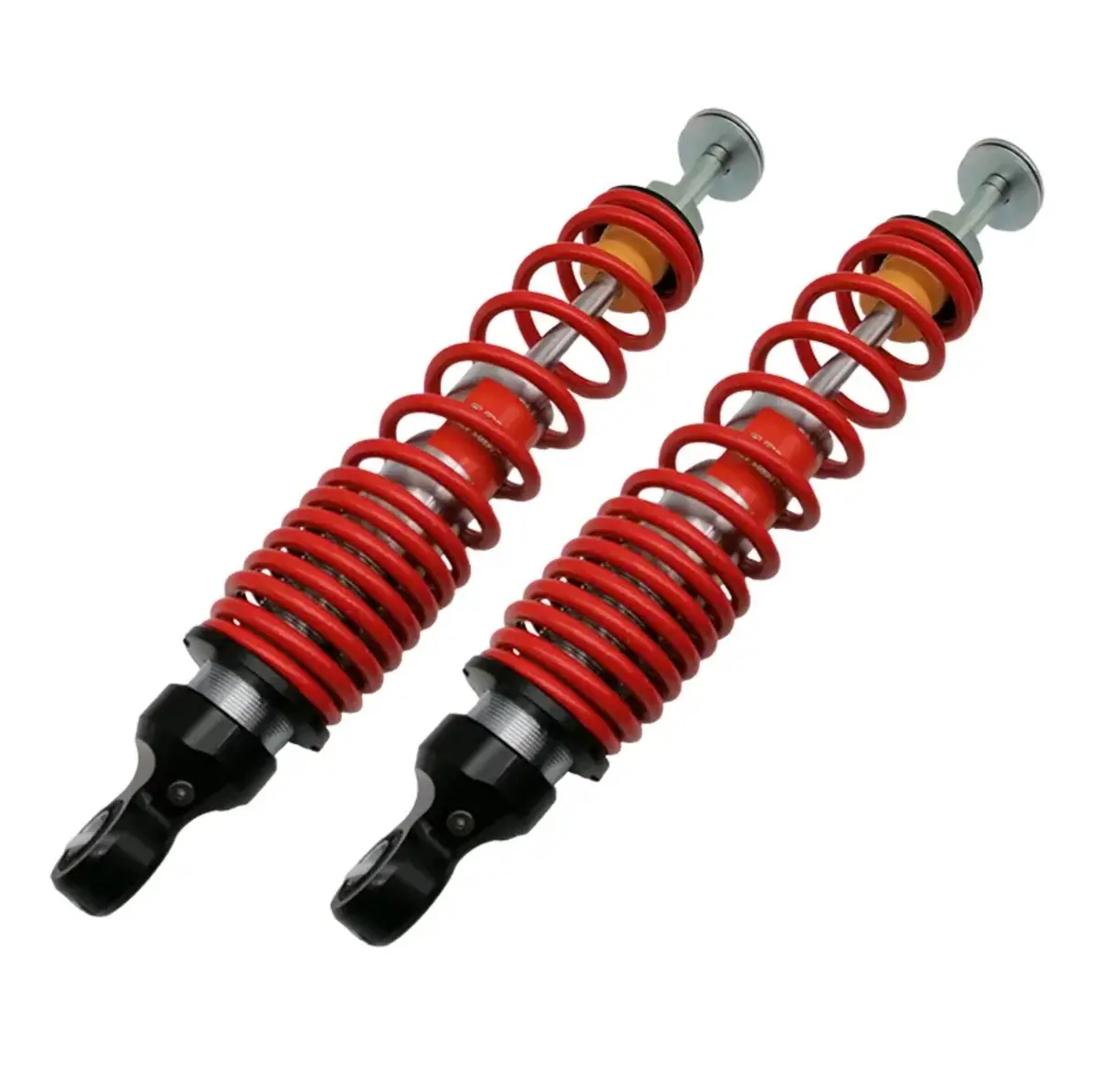 Bitubo Wmb01v1 - Rear Twin Shocks - Red Spring [Adjustable: Preload] 1