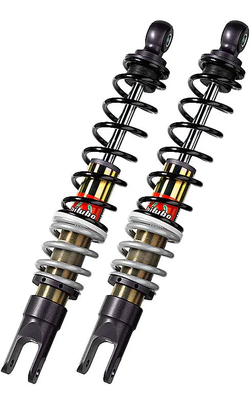 Bitubo Ygb02 - Rear Twin Shocks - Black Spring [Adjustable: Preload] 1