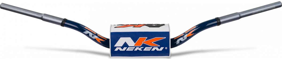 Neken Sfh Handlebar (Smooth Feeling/Length 820Mm/Height 110Mm/Sweep 73Mm) Purple W/Purple/White Pad 1