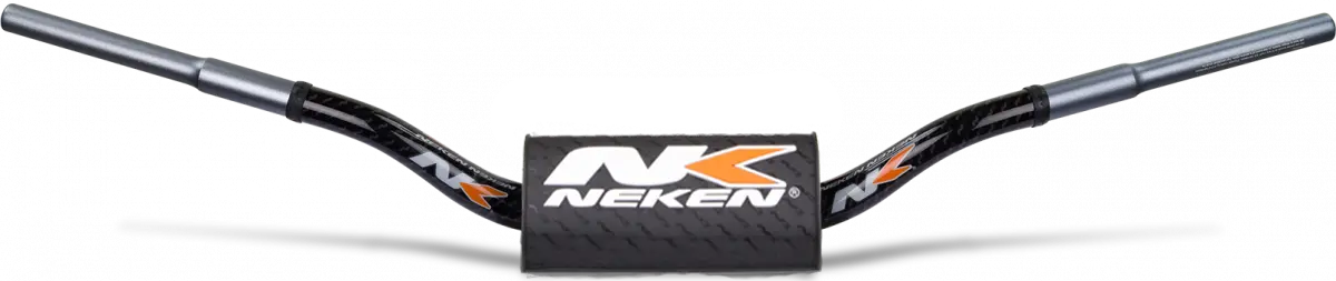 Neken Sfh Handlebar K-Bar (Smooth Feeling/Length 817Mm/Height 112Mm/Sweep 70Mm) Black W/Black Pad 1