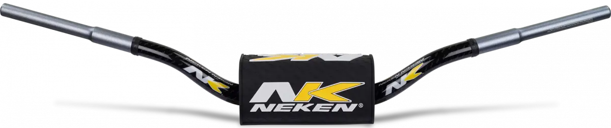 Neken Sfh Handlebar (Smooth Feeling/Length 817Mm/Height 112Mm/Sweep 70Mm) Factory Replica W/Black/Yellow Pad 1