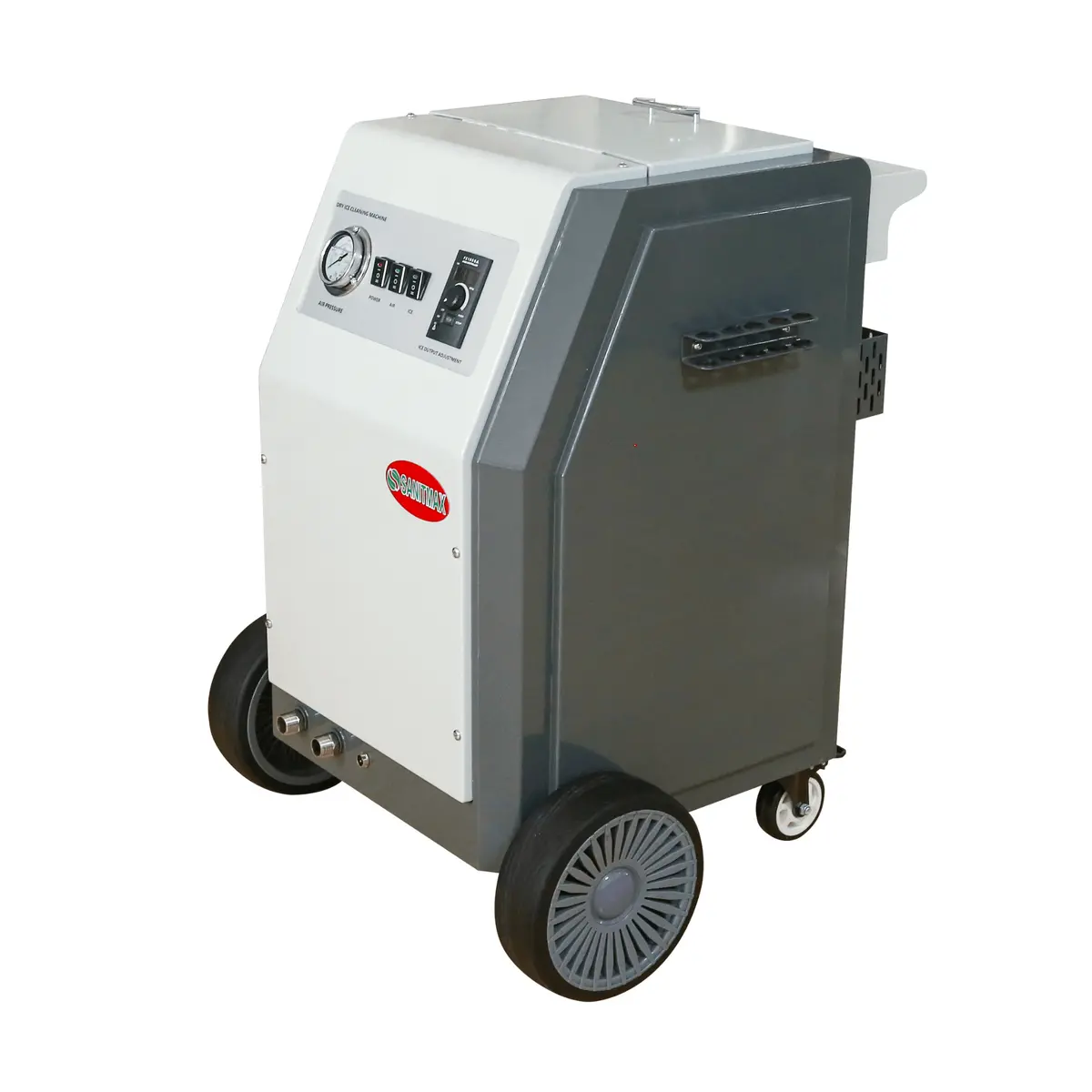 Sm2000 Dry Ice Blasting Machine, 44 Lbs Dry Ice Hopper, Hand Control Spray Gun Kit, 5 Nozzles 1