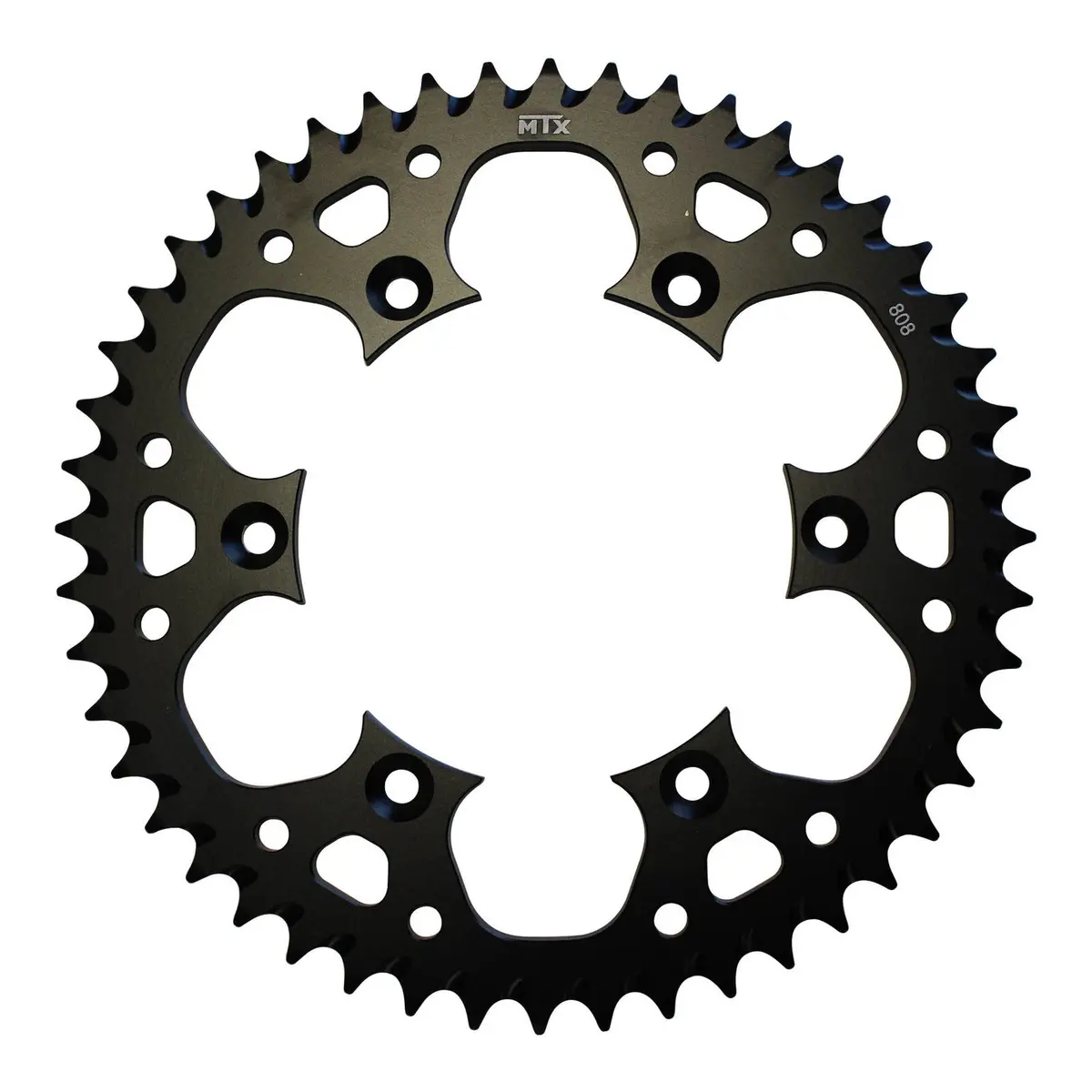 Mtx 808 Zero Aluminium Rear Sprocket #520 - Black (11A-402-Blk) 1