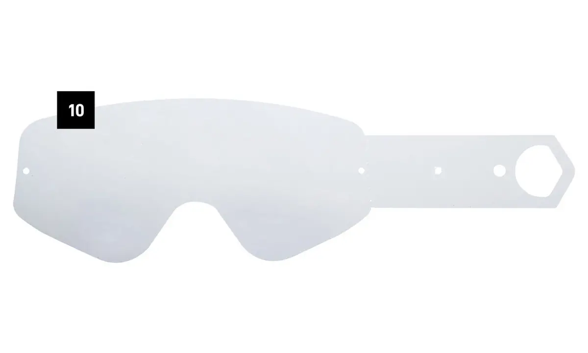 Spy Optic Clear Tear Offs For Cadet Mx Goggles (10 Pack) 1
