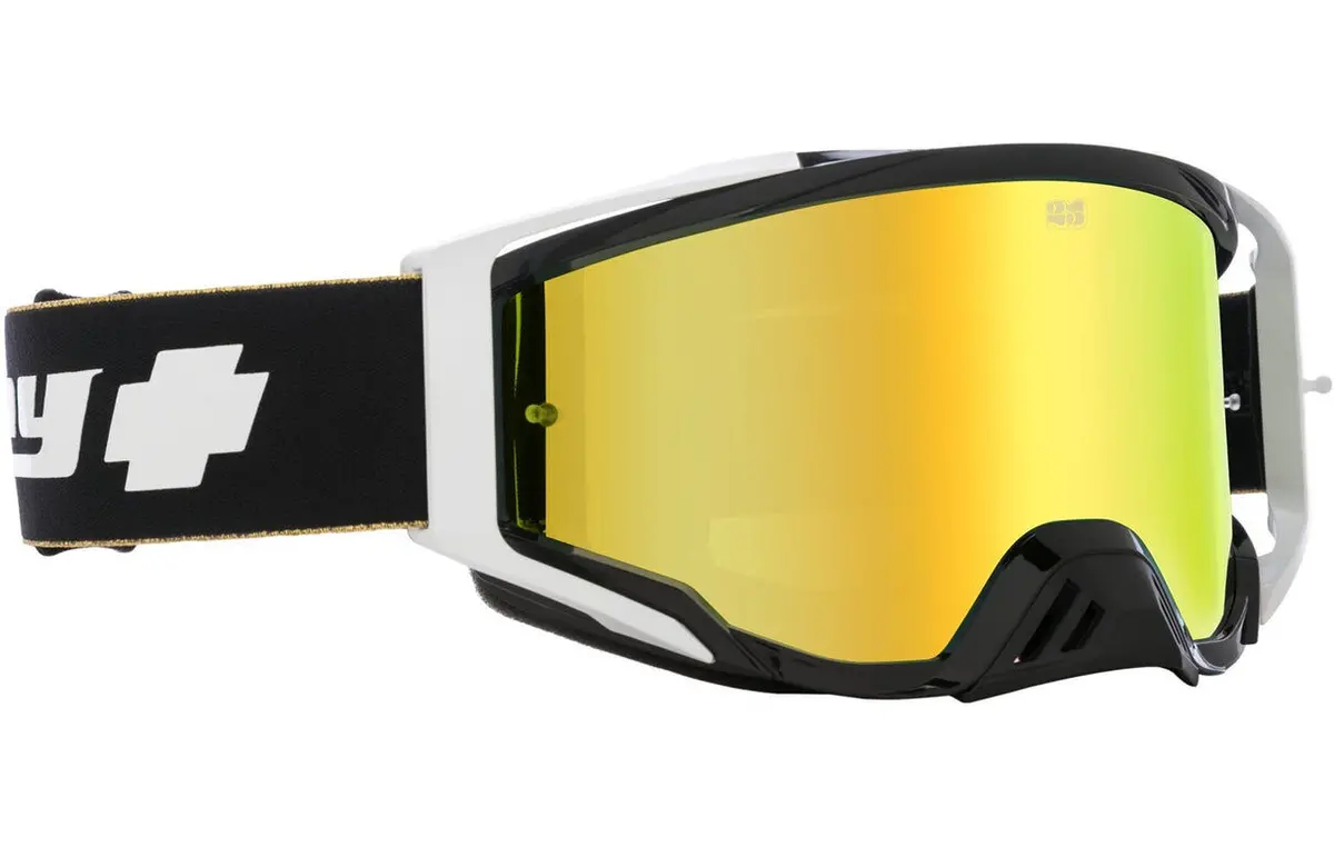 Spy Optic Foundation Mx Goggle Plus 25Th Anniversary Black/Gold W/Hd Bronze/Gold Spectra Lens 1