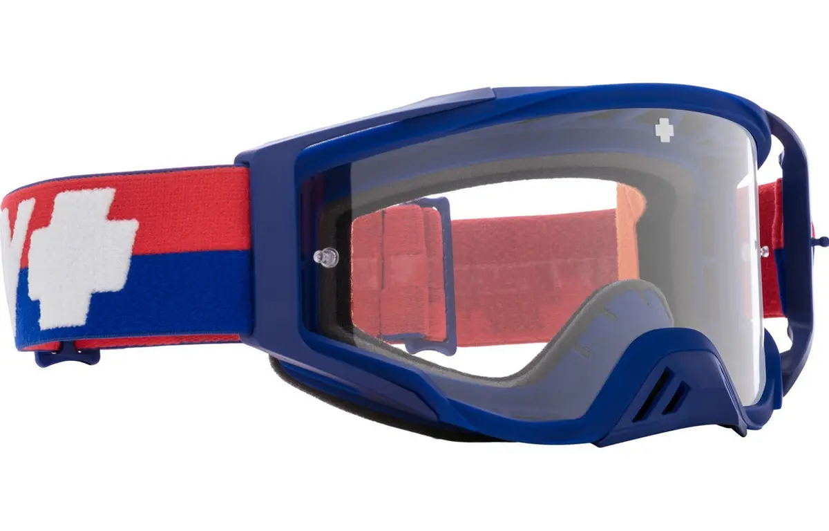 Spy Optic Foundation Mx Goggle Bolt Usa W/Hd Clear Lens 1