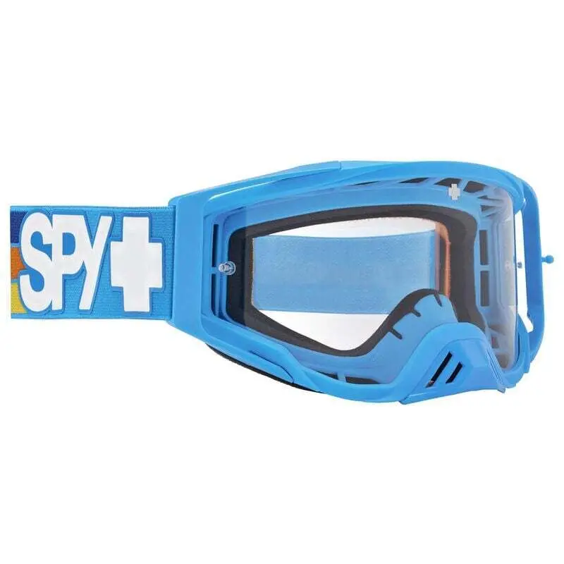 Spy Optic Foundation Mx Goggles Speedway Matte Blue W/Hd Clear Lens 1