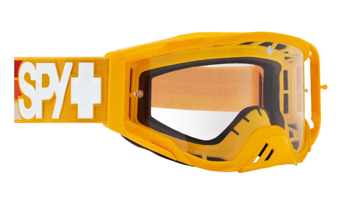 Spy Optic Foundation Mx Goggles Speedway Matte Gold W/Hd Clear Lens 1