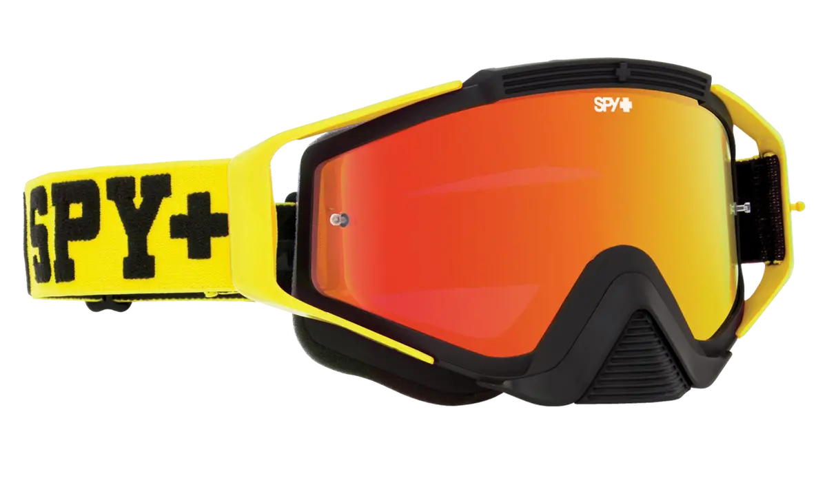 Spy Optic Omen Mx Goggle Jersey Yellow W/Smoke/Red Spectra Lens 1
