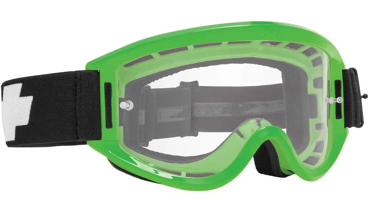 Spy Optic Breakaway Mx Goggle Green W/Hd Clear Lens & Posts 1