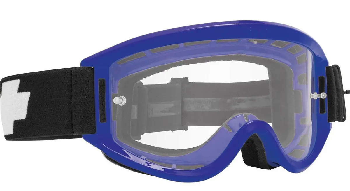 Spy Optic Breakaway Mx Goggle Blue W/Hd Clear Lens & Posts 1