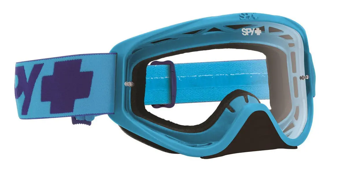 Spy Optic Woot Mx Goggle Mono Blue W/Clear Anti-Fog Lens 1