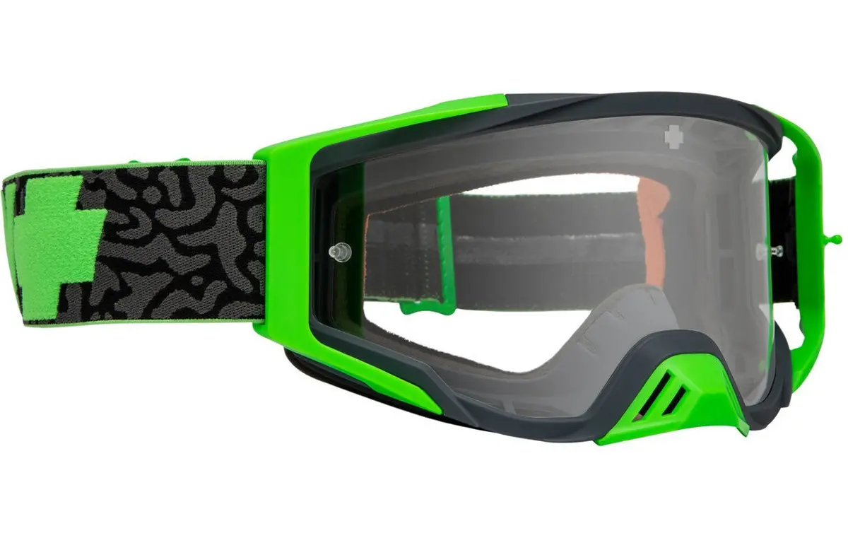 Spy Optic Foundation Mx Goggle Maze Green W/Hd Clear Lens 1