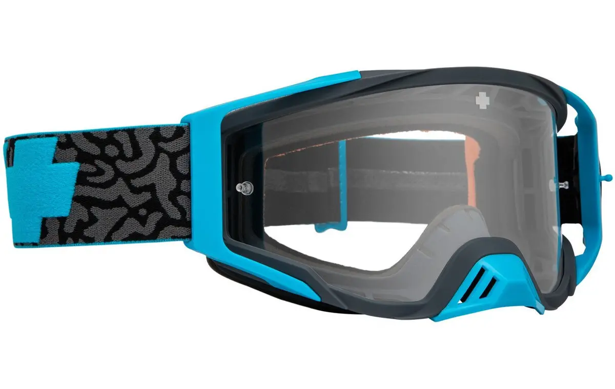 Spy Optic Foundation Mx Goggle Maze Blue W/Hd Clear Lens 1