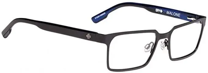 Spy Optic Malone Glasses Matte Black/Black Blue Horn 1