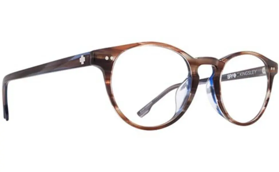 Spy Optic Kingsley Glasses Mocha Blue Stripe 1