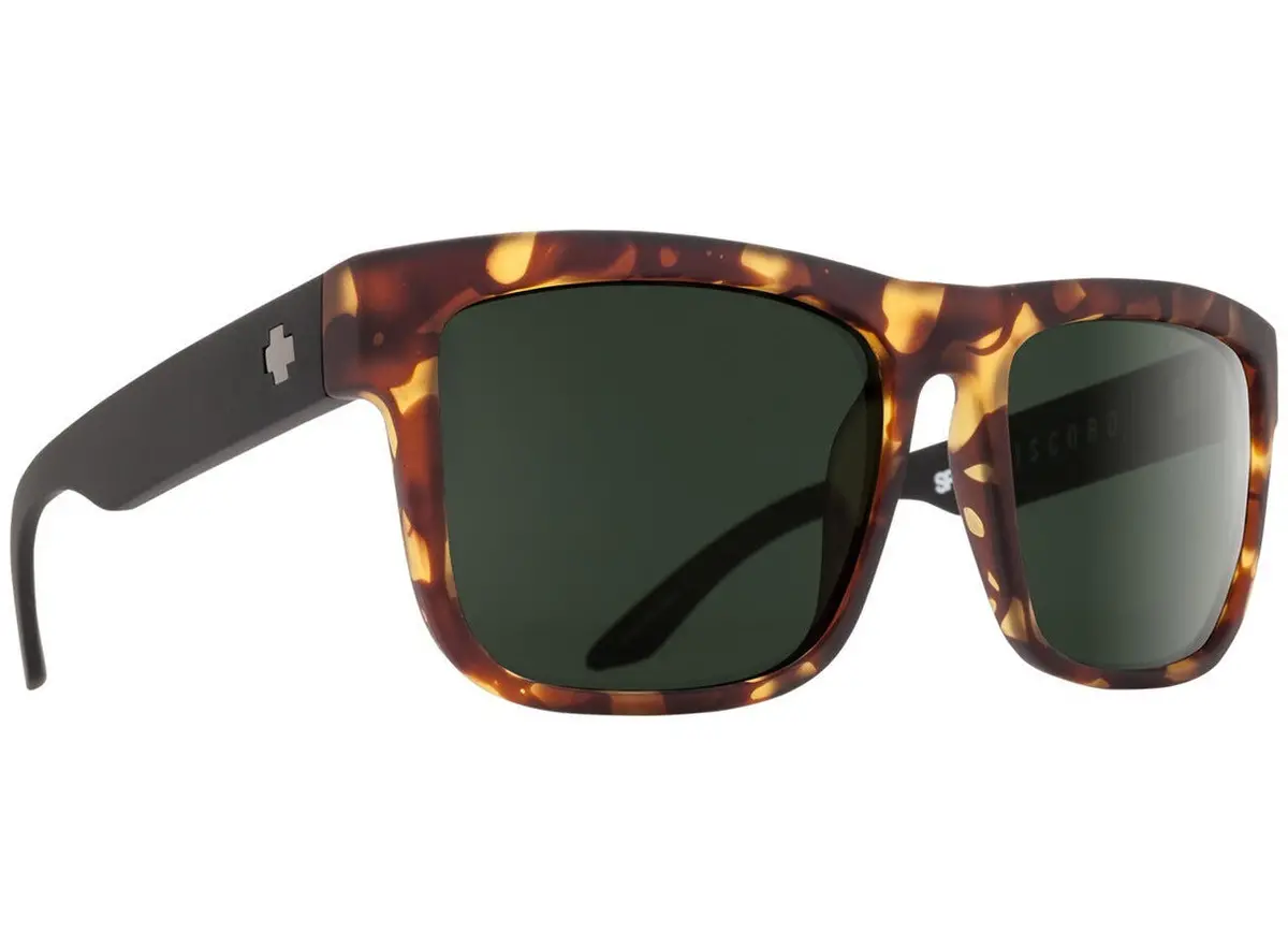 Spy Optic Discord Sunglasses Vintage Tortoise W/Happy Gray Green Lens 1